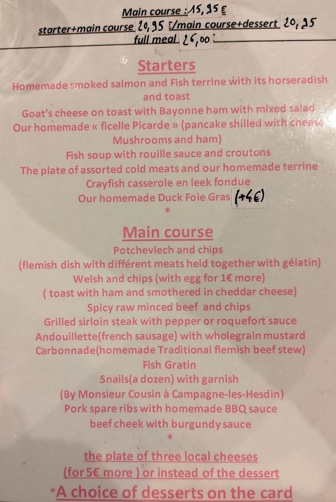 Campagne Gourmande - Menu Image 1